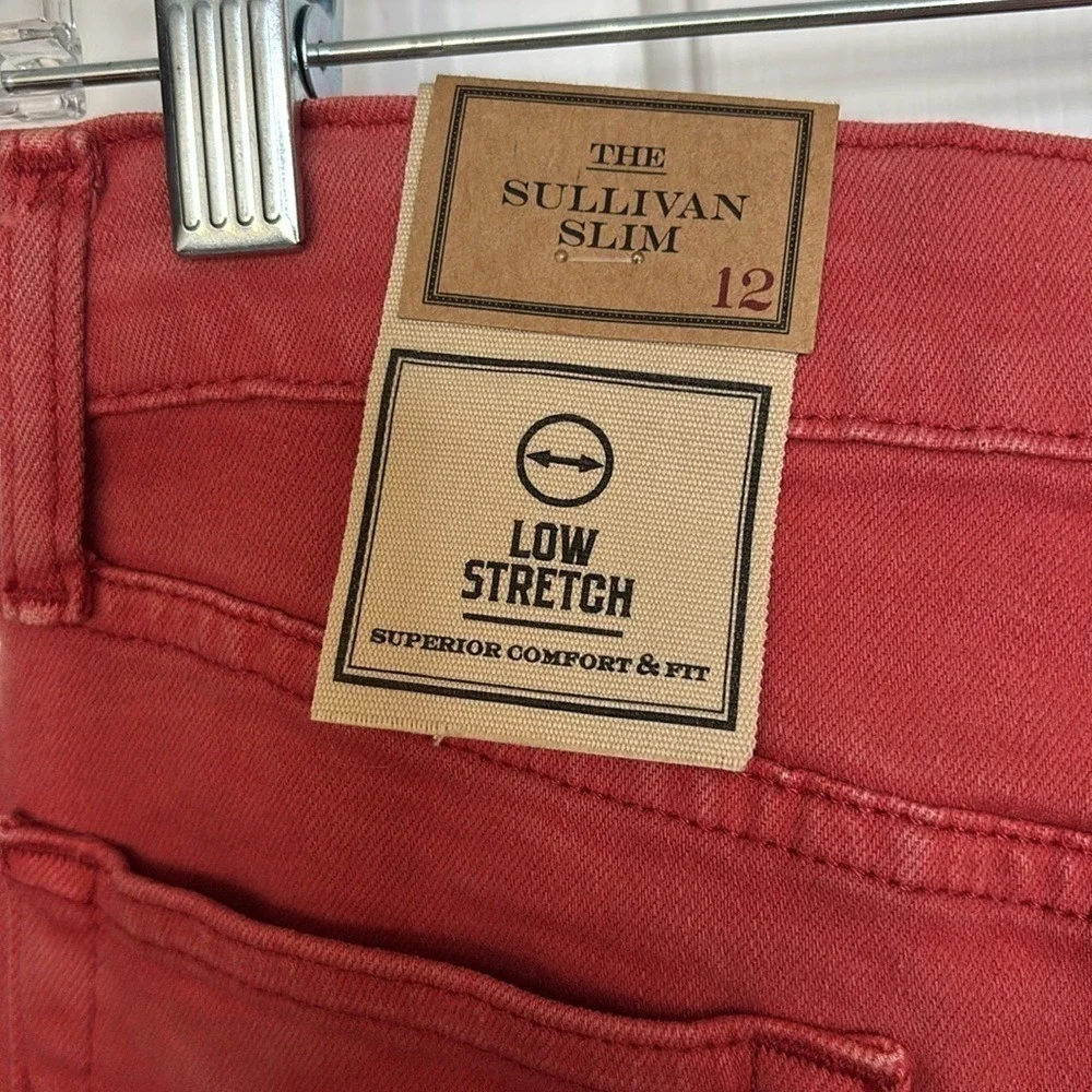 Polo by Ralph Lauren Sullivan Slim Boys Brick Red stone washed Shorts size 12